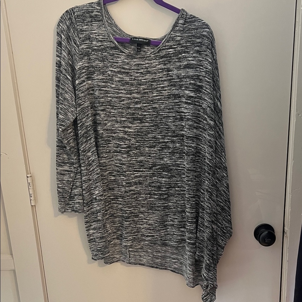 Charter Club Black and White Long Sleeve Top
